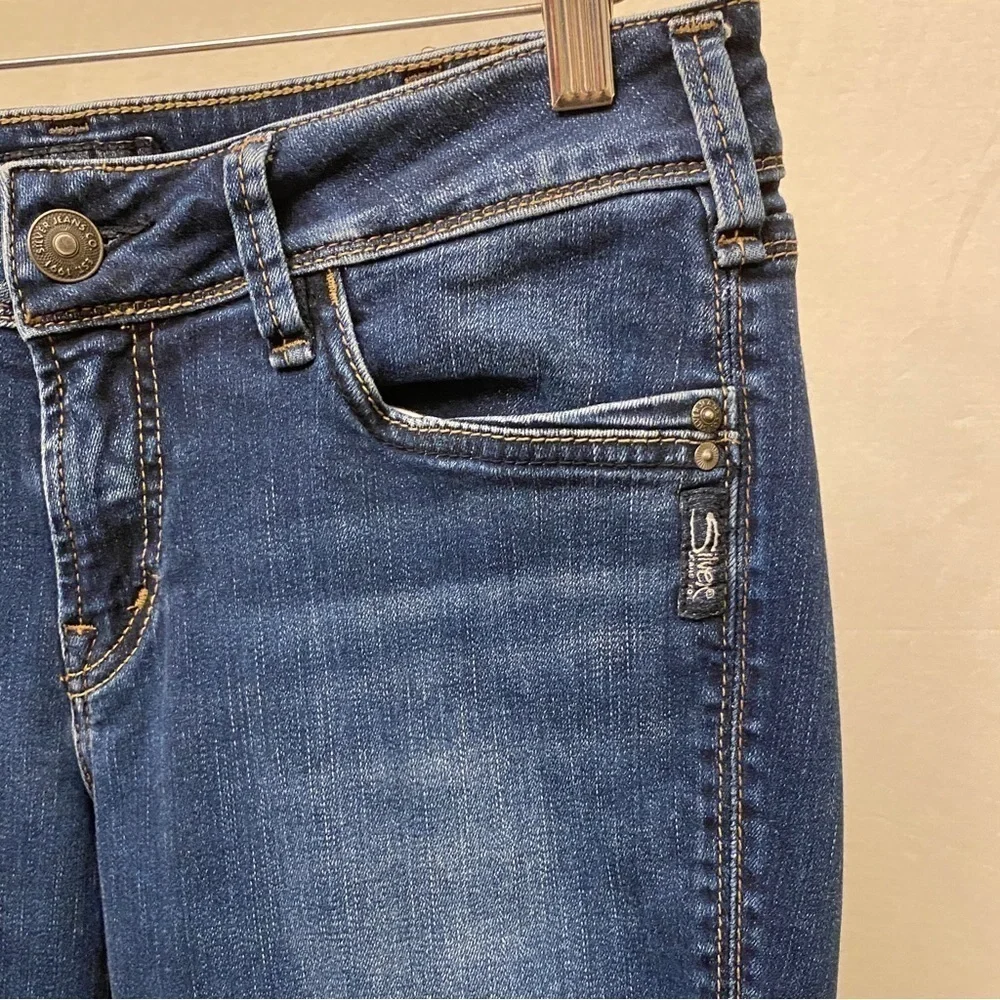 Silver Jeans 30 (US 8) Suki Slim Boot Jeans Low Rise Womens Stretch